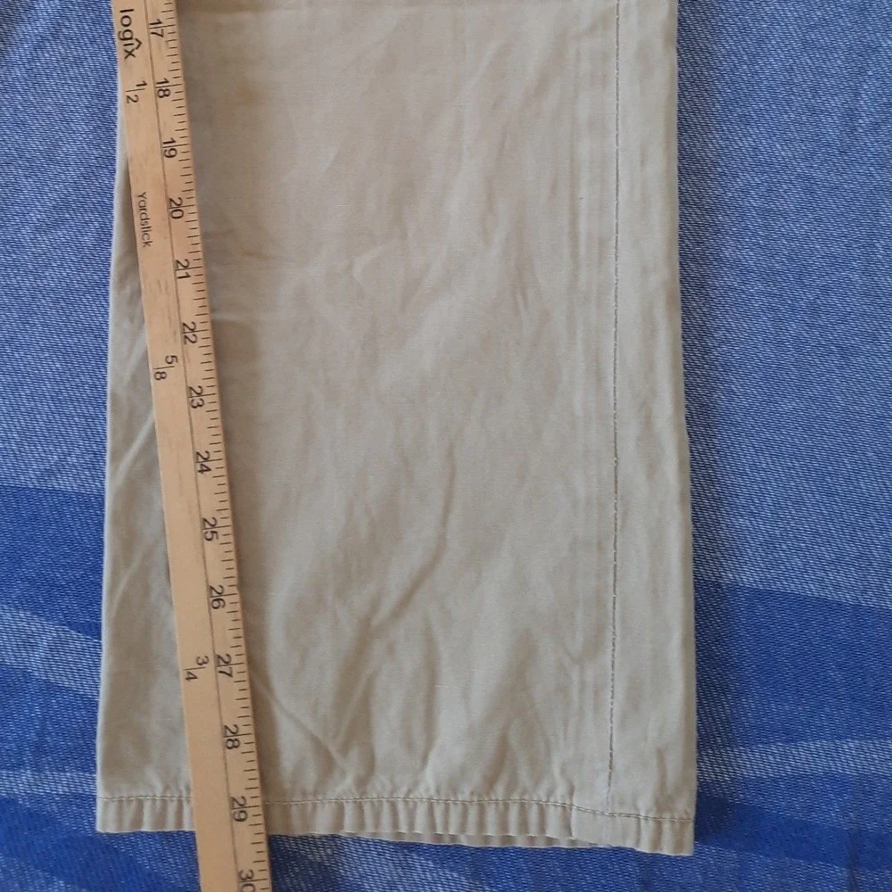 Polo Ralph Lauren Mens Chino Pants Straight Leg Brown Cotton 38x29 pocket logo